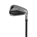 TaylorMade Qi Irons Gunmetal 5-PW,AW Steel Shaft Stiff Left Handed